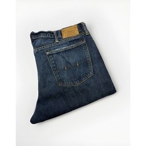 Polo Ralph Lauren Authentic Dungarees Selvedge Denim Jeans Mens 42x30 Hampton St